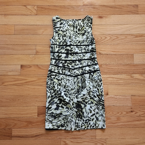 Ann Taylor animal print leo shift dress size 4/ 6 - Picture 3 of 4